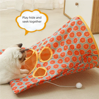 Foldable cat tunnel — crinkle noise for sensory stimulation