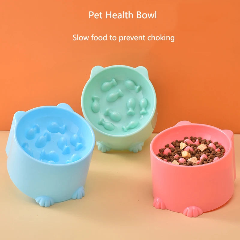 Anti-bloat slow feeder dog bowl with maze design for large breeds