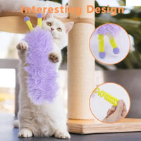 Catnip kicker pillow for cats — stress relief enrichment toy
