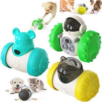 Treat dispenser ball for dogs — slow feeding puzzle enrichment toy