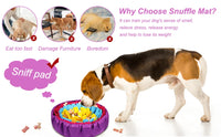 Adjustable snuffle mat — expandable size for large dogs
