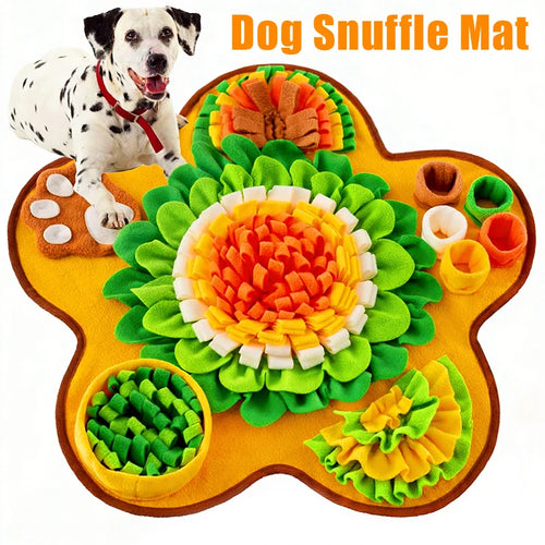 Shape snuffle mat for dogs — foraging enrichment toy for anxiety relief