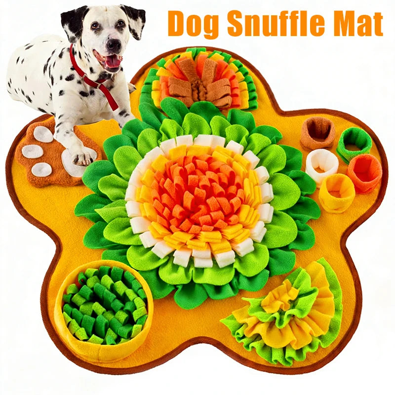 Shape snuffle mat for dogs — foraging enrichment toy for anxiety relief