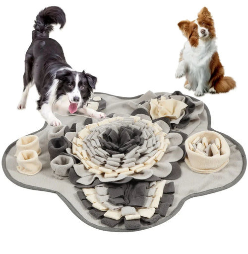 Snuffle mat for dogs — nose work enrichment and slow feeding activity mat